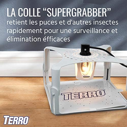 Terro T230 Indoor Electric Flea Trap and Killer - Refillable Flea Traps for Inside Your Home