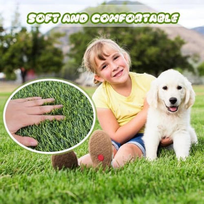 Artificial Grass, Professional Dog Grass Mat, Potty Training Rug and Replacement Turf Outdoor Rug Patio Lawn Decoration, Easy to Clean with Drainage Holes(47.3x31.5 inches)