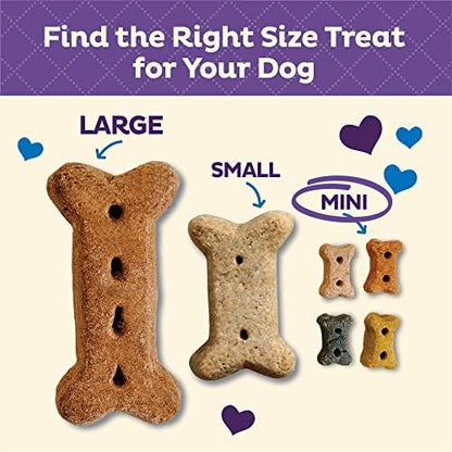 Old Mother Hubbard by Wellness Classic Original Mix Natural Dog Treats, Crunchy Oven-Baked Biscuits, Ideal for Training, Mini Size, 3.8 pound bag