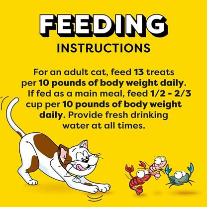 Temptations ShakeUps Crunchy and Soft Cat Treats, Crustacean Celebration Flavor, 2.47 oz. Pouch, (Pack of 12)