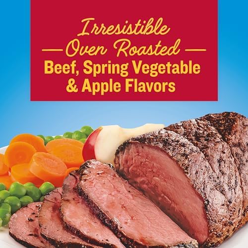 Kibbles 'n Bits Bistro Dry Dog Food, Oven Roasted Beef, Spring Vegetable & Apple Flavors for Adult Dogs, 45 lb. Bag