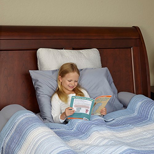 hiccapop [2-Pack] Foam Bed Bumpers for Toddlers, Toddler Bed Rails w/ Water-resistant Cover, Bed Guard Rail for Toddlers for Twin, Queen, King Beds