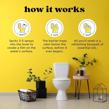 Poo-Pourri Before-You-Go Toilet Spray, Original Citrus, 8 Fl Oz - Lemon, Bergamot and Lemongrass