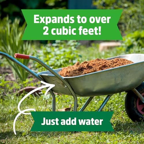 Back to the Roots Organic Coir, 51 Quart Expanding Soil, Great for Seeds and Potting