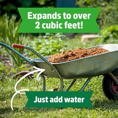 Back to the Roots Organic Coir, 51 Quart Expanding Soil, Great for Seeds and Potting