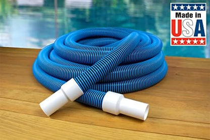 Poolmaster 33440 Heavy Duty In-Ground Pool Vacuum Hose With Swivel Cuff, 1-1/2-Inch by 40-Feet,Neutral