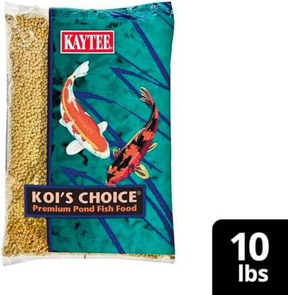 Kaytee Koi's Choice Koi Floating Fish Food, 10 Pound
