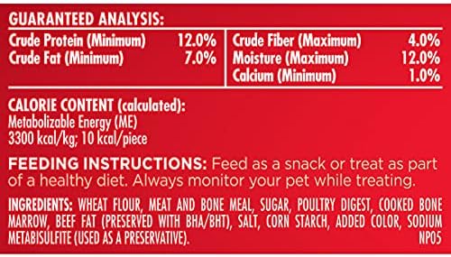 Milk-Bone MaroSnacks Small Dog Treats With Bone Marrow, 40 Ounce Container