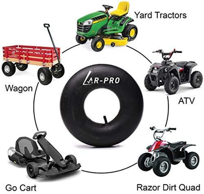 (2-Pack) AR-PRO 15x6.00-6" Inner Tubes with TR-13 Straight Valve Stem - Replacement Lawn Mower Tire Tubes with TR13 Straight Valve Stem - Suitable for Yard Tractors, Wheelbarrows, ATVs, and More
