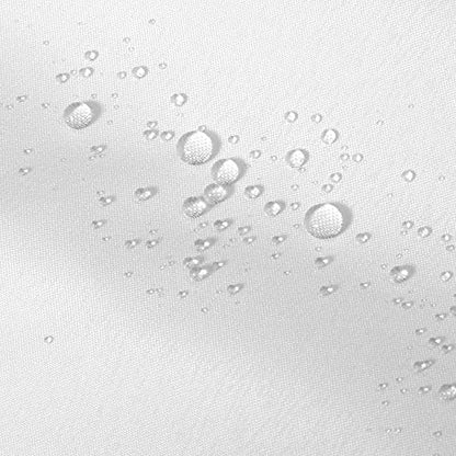 ALYVIA SPRING Extra Long Fabric Shower Curtain Liner Waterproof - 72" x 84", Soft & Lightweight XL Shower Curtain with Magnets, Machine Washable - 72x84, White