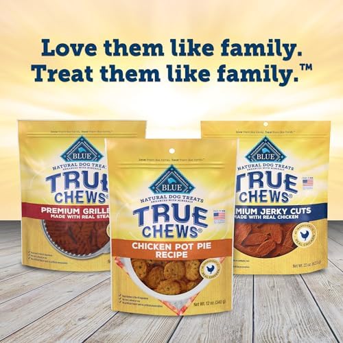 Blue Buffalo True Chews Dog Treats Made in the USA with Natural Ingredients Chicken Pot Pie