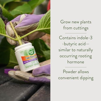 Garden Safe Brand TakeRoot Rooting Hormone, 2 Count, Powder Helps Grow New Plants from Cuttings Including Most Home, Garden and Greenhouse Varieties, 2 Pack