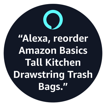 Amazon Basics Trash Bags, Tall Kitchen Drawstring, Unscented, 13 Gallon, 200 Count, Pack of 1