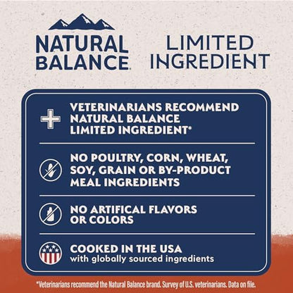 Natural Balance Limited Ingredient Small Breed Adult Grain-Free Dry Dog Food, Salmon & Sweet Potato Recipe, 12 Pound (Pack of 1)