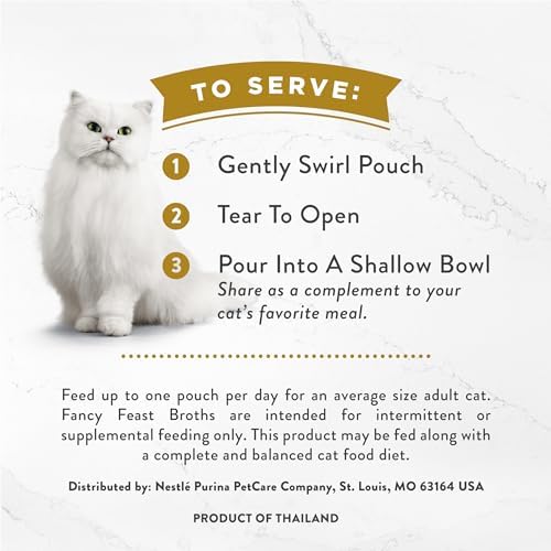 Purina Fancy Feast Lickable Wet Cat Food Broth Complement Classics Collection Variety Pack - (Pack of 12) 1.4 oz. Pouches
