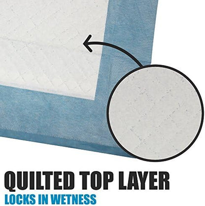BV Puppy Pads Leak-Proof 100 Count 22"x 22" - Absorbent Pee Pads for Dogs with 6-Layer Design, Rapid Dry Sheet & Built-in Attractant - Dog Pad with Odor Control, Perfect for Puppies & Senior Dogs