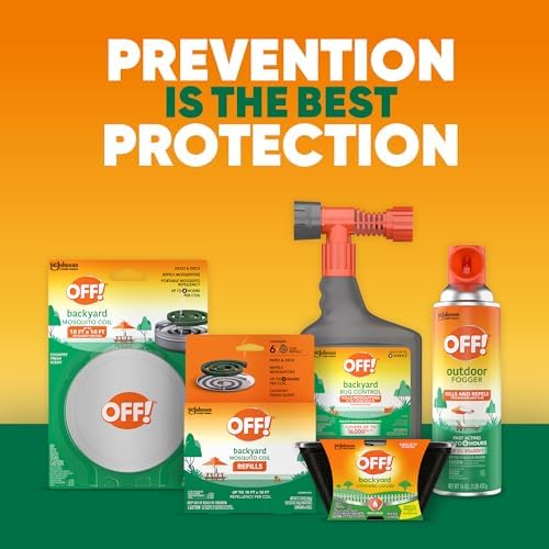 OFF! Outdoor Insect & Mosquito Repellent Fogger, Backyard Pretreat, Kills & Repels Insects in an up to 900 sq, ft, area, 16 oz (Pack of 2)