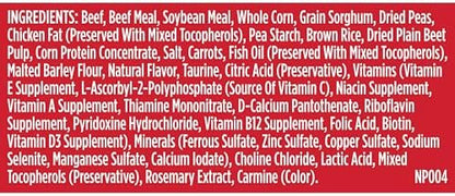 Nutrish Dry Dog Food, Real Beef, Pea & Brown Rice Recipe Whole Health Blend for Adult Dogs, 40 lb. Bag, Packaging May Vary (Rachael Ray)