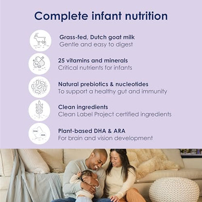 Kabrita Goat Milk-Based Infant Formula – 28oz – Pack of 2 – Natural, Gentle Baby Formula – European, Non-GMO – Ages 0-12 Months
