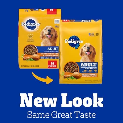 Pedigree Complete Nutrition Adult Dry Dog Food, Roasted Chicken & Vegetable Flavor, 18 lb. Bag