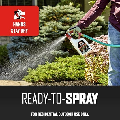 Ortho BugClear Insect Killer for Lawns and Landscapes Ready-to-Spray, Kills Periodical Cicadas, Mosquitoes, Ants, Spiders, Fleas, Ticks and More, 32 oz.