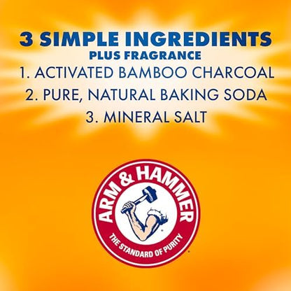 Arm & Hammer Essentials Disposable Moisture Absorber and Odor Eliminator Tub, Linen Fresh, 1 lb., 3-Pack, Attracts and Traps Excess Moisture, Ideal Closet Non-Electric Dehumidifier