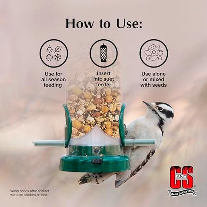 C&S Wild Bird Woodpecker Suet Nuggets Mega Box, 8 Pounds