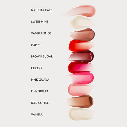 Summer Fridays Tinted Lip Butter Balm - Conditioning Vegan Lip Balm for Instant Moisture, Shine & Hydration - Sheer-Tinted, Soothing Skincare - Pink Sugar (.5 Oz)