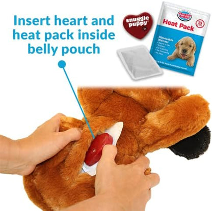 Original Snuggle Puppy Toys - Heartbeat Puppy for Dogs - Pet Anxiety Relief and Calming Aid - Comfort Dog Toys for Behavioral Training