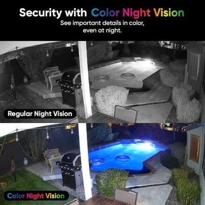 WYZE Cam Pan v3 Indoor/Outdoor IP65 1080P 360° Pan/Tilt/Zoom WiFi Smart Home Security Camera, Motion Tracking for Baby/Pet, Color Night Vision, Works with Alexa&Google Assistant, Free Expert Setup