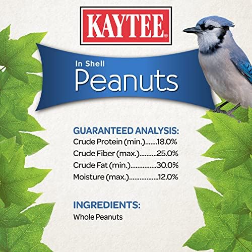 Kaytee Peanuts in Shell for Wild Birds, Two 5 Pound Bags