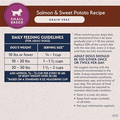 Natural Balance Limited Ingredient Small Breed Adult Grain-Free Dry Dog Food, Salmon & Sweet Potato Recipe, 12 Pound (Pack of 1)