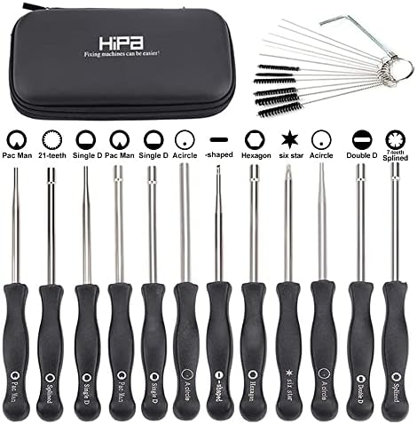 HIPA Pack-of-12 Carburetor Adjustment Tool Carburator Adjusting Kit for 2-Cycle Small Engine for Poulan Husqvarna STHIL ECHO Trimmer Weedeater Chainsaw