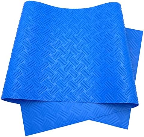 SKARUMMER Swimming Pool Ladder Mat - Protective Pool Ladder Pad Step Mat with Non-Slip Texture, Blue Medium Pool Step Mat, Pool Liner Protection Mat 36 inch X 17 inch