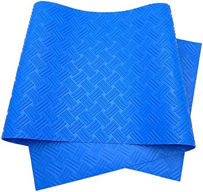 SKARUMMER Swimming Pool Ladder Mat - Protective Pool Ladder Pad Step Mat with Non-Slip Texture, Blue Medium Pool Step Mat, Pool Liner Protection Mat 36 inch X 17 inch
