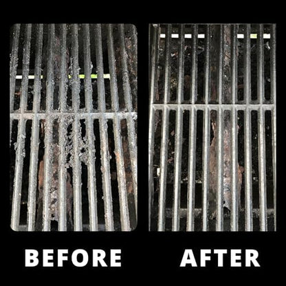 Grill Rescue BBQ Replaceable Cleaning Head, Bristle Free - Durable and Unique Grill Tools for Cast Iron or Stainless-Steel Grates, Barbecue Cleaner