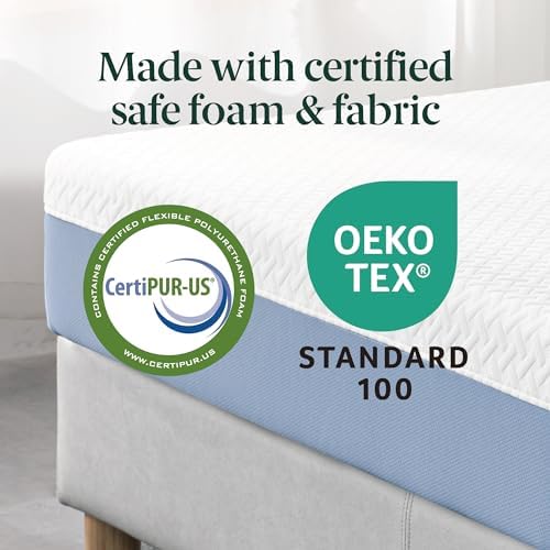 ZINUS 8 Inch Twin Cooling Essential Memory Foam Mattress [NewVersion], Fiberglass Free, Medium Feel, Breathable Cooling Layers, Certified Safe Materials