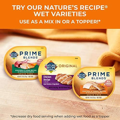 Nature's Recipe Grain Free Dry Dog Food, Salmon, Sweet Potato & Pumpkin Recipe, 12 lb. Bag