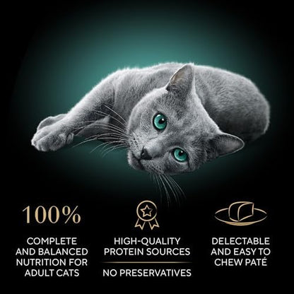 Sheba Perfect Portions Wet Cat Food Pate Savory Chicken Entree, 2.6 oz. Twin-Pack Trays (24 Count, 48 Servings)