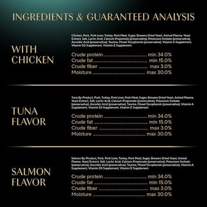 Sheba Meaty Tender Sticks Soft Cat Treats Chicken, Tuna, and Salmon Flavor, 0.14 oz., 70 Sticks