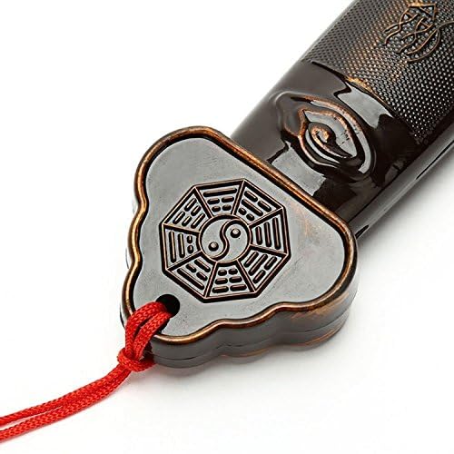 KierHunter Retractable Sword, Tai Chi Kung Fu Martial Arts Magic Sword for Exercises Performance Halloween (Stainless Steel)