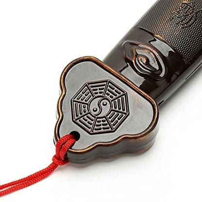 KierHunter Retractable Sword, Tai Chi Kung Fu Martial Arts Magic Sword for Exercises Performance Halloween (Stainless Steel)