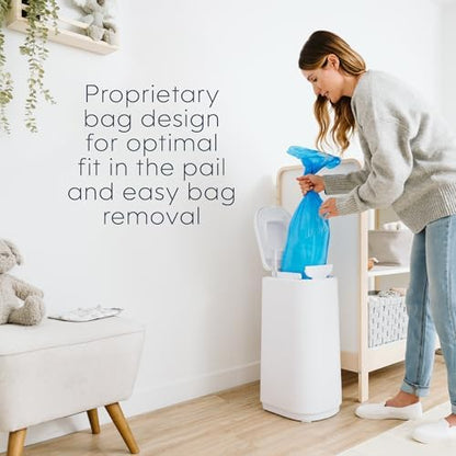 Diaper Genie Easy Roll Refill | 30 Bags Per Refill | Holds Up to 1410 Newborn Diapers | Odor Control | Diaper Pail Refill Bags | Fits Diaper Genie Signature & Platinum Pails