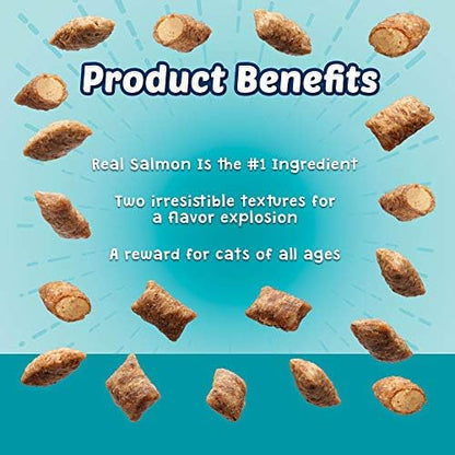 Blue Buffalo Bursts Crunchy Cat Treats, Seafood 2-oz Bag (6 Pack)