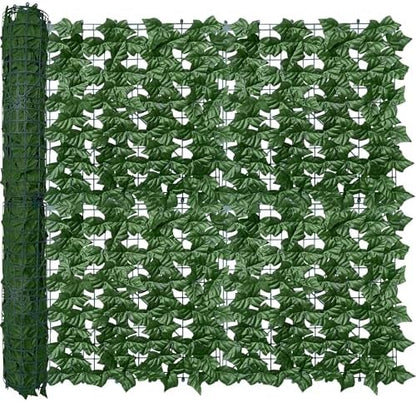 Artificial Ivy Privacy Fence Wall Screen,40X120 in UV-Anti Faux Greenery Backdrop Ivy Vine Leaf Hedges Fence Panels for Patio, Balcony, Garden, Backyard Indoor Outdoor Green Wall Decor