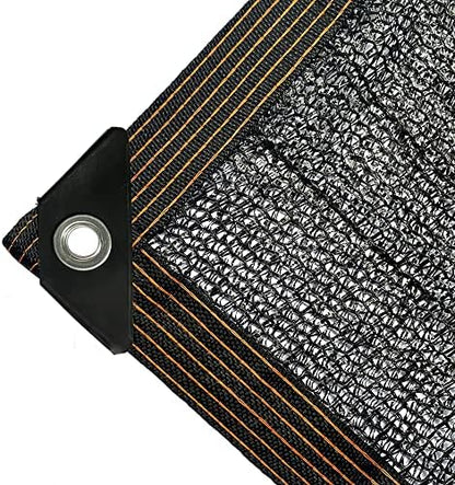 winemana 50% Black Shade Cloth, 10 x 20 FT Durable Mesh Tarp with Grommets, Garden Sunblock Shade Cloth Shading Antifreezing for Plants Cover, Greenhouse, Barns Kennel, Patio, Tomatoes