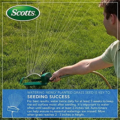 Scotts EZ Seed Patch & Repair Sun and Shade Mulch, Grass Seed, Fertilizer Combination for Bare Spots and Repair, 3.75 lb, Brown