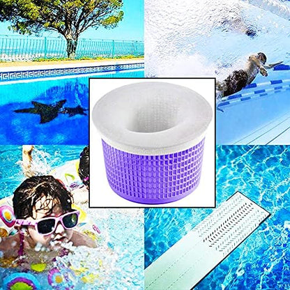 Coopache 60-Pack of Pool Skimmer Socks - Filters Baskets, Skimmers Cleans Debris and Leaves for In-Ground and Above Ground Pools
