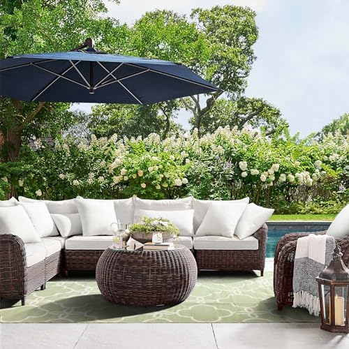 Ashler Outdoor Pillows, 18 x 18 Pillow Inserts Set of 4, Waterproof Throw Pillow Inserts Hypoallergenic for Patio, Water Resistant Indoor Outdoor Decorative