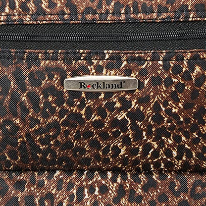 Rockland Fashion Softside Upright Luggage Set, Leopard, 2-Piece (14/19)